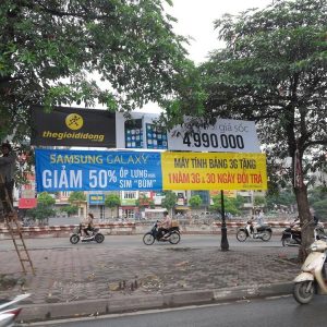 in băng rôn, cờ phướn