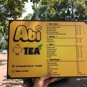 in menu