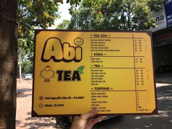 in menu